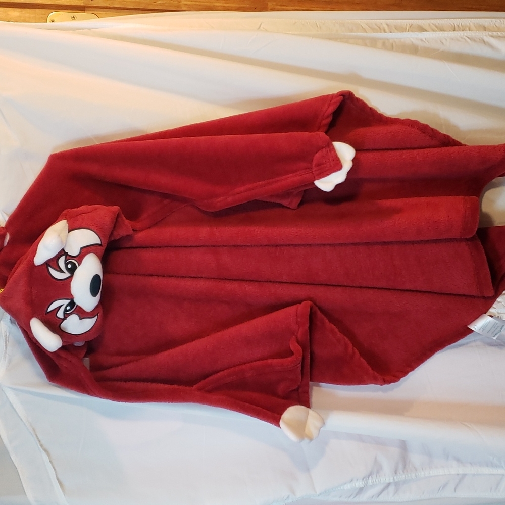Comfy Critters Indiana Hoosiers kids soft robe towel (gs)
